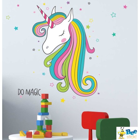 Színes unikornis lány