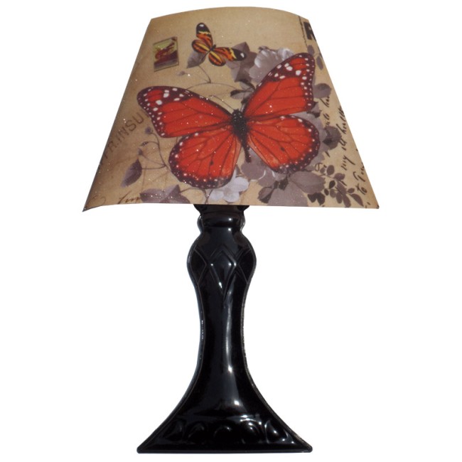 3D LED lámpa matrica - Piros pillangó