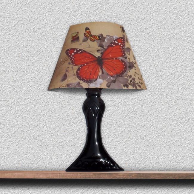 3D LED lámpa matrica - Piros pillangó