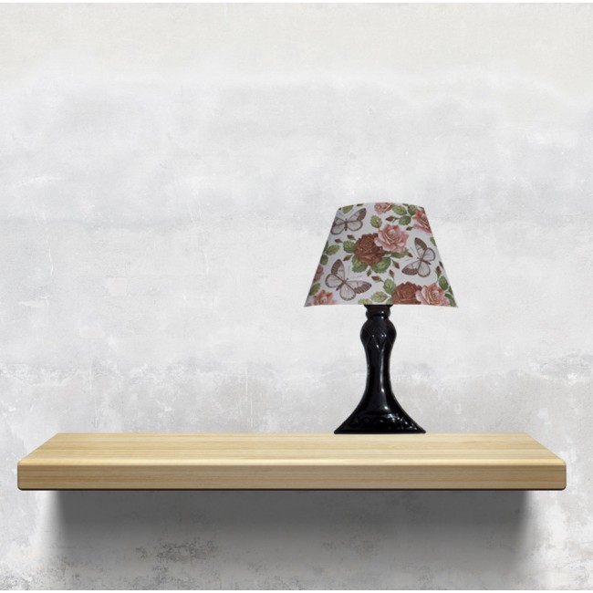 3D LED lámpa matrica - Színes virágok és pillangó