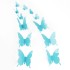 3D Türkíz pillangó csomag