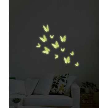 3D Foszforeszkáló pillangó csomag