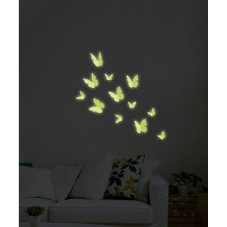 3D Foszforeszkáló pillangó csomag