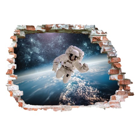 Asztronauta - 3D hatású matrica