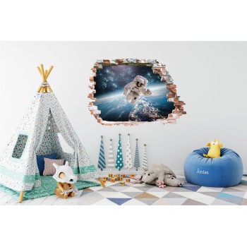 Asztronauta - 3D hatású matrica