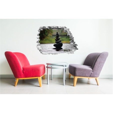 Zen - 3D hatású matrica