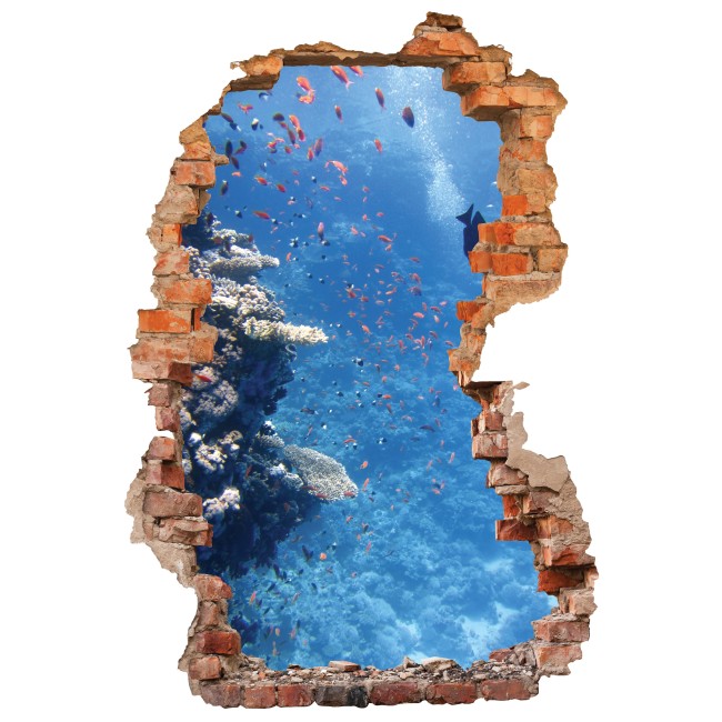 Tenger - 3D hatású matrica