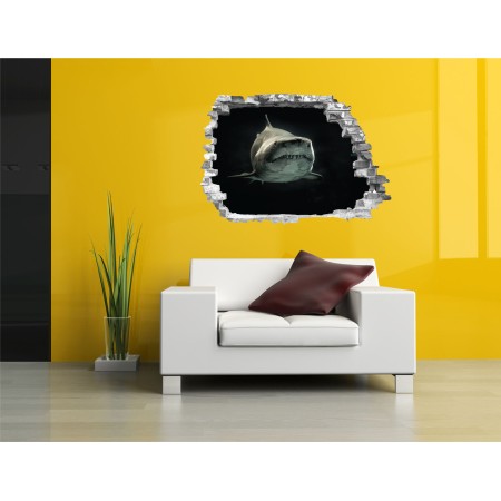 Cápa - 3D hatású matrica