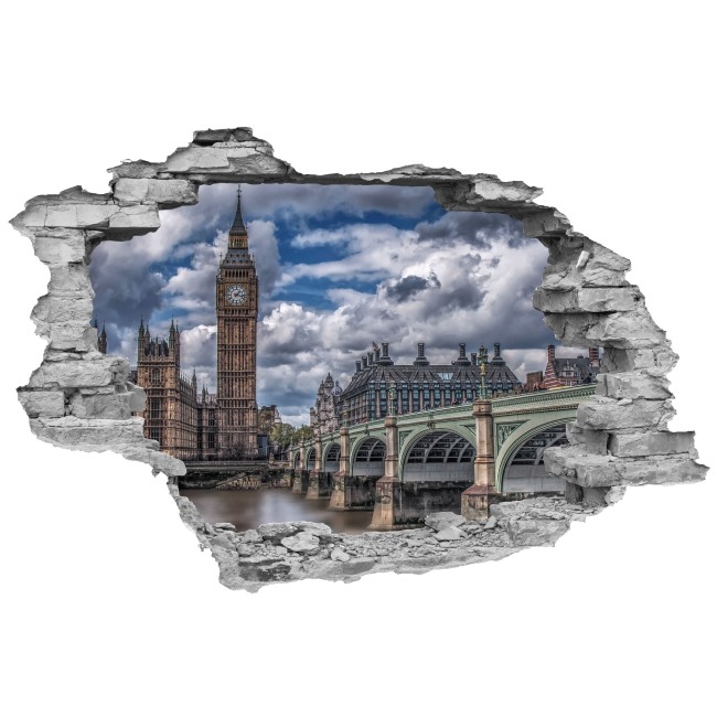 Big Ben - 3D hatású matrica