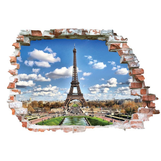 Eiffel-torony - 3D hatású matrica