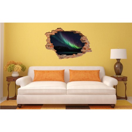 Északi fény - 3D hatású matrica