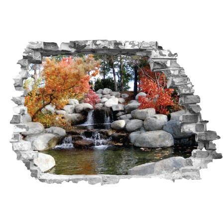 Őszi táj - 3D hatású matrica