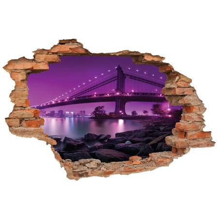 Bíbor híd - 3D hatású matrica