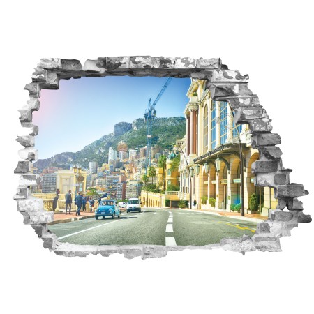 Zsúfolt utca - 3D hatású matrica