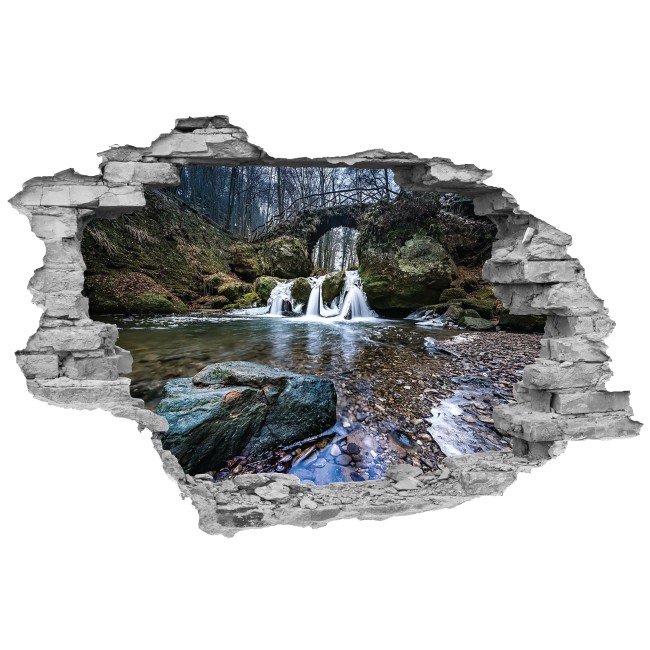 Vízesés - 3D hatású matrica