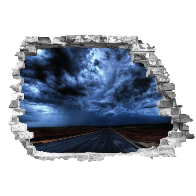 Vihar - 3D hatású matrica