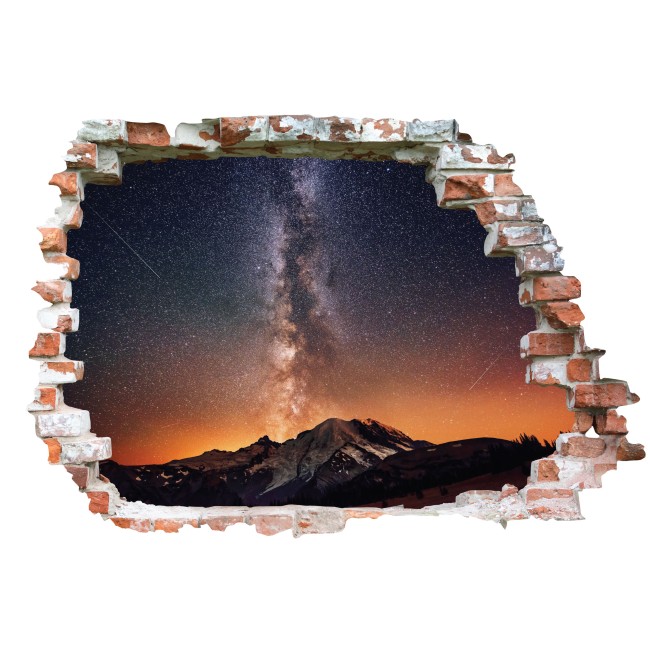 Mount Rainier Nemzeti Park - 3D hatású matrica