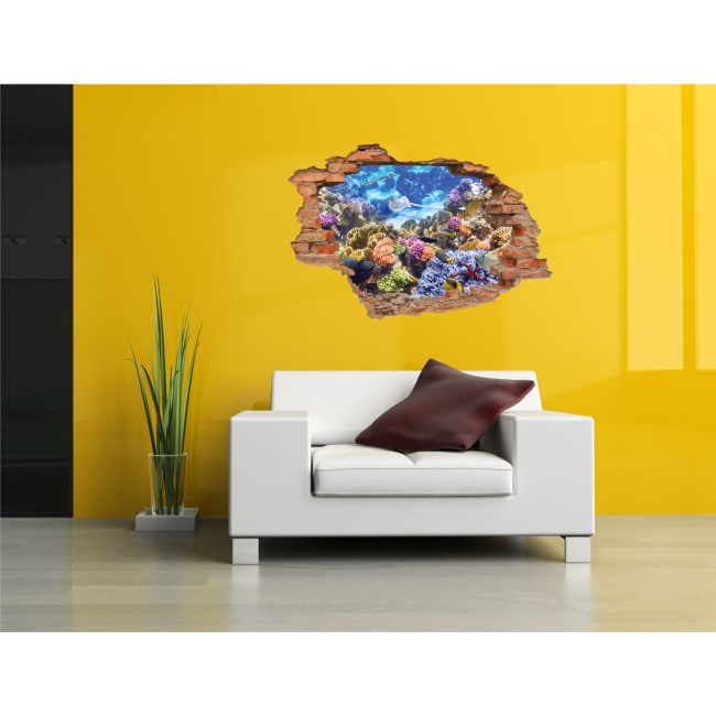 Víz alatti élet - 3D hatású matrica