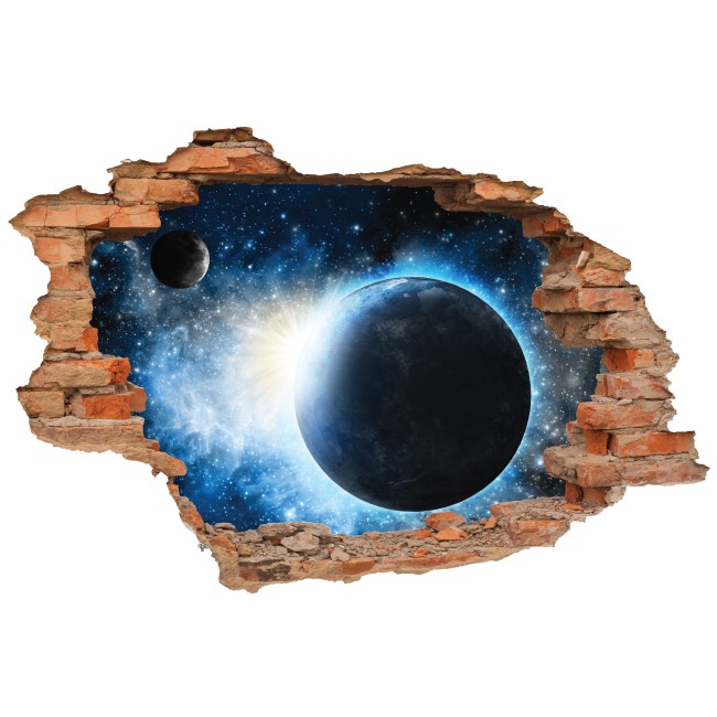 Világűr - 3D hatású matrica