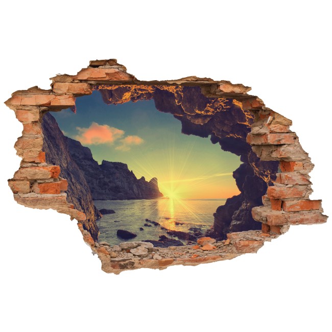 Naplemente - 3D hatású matrica