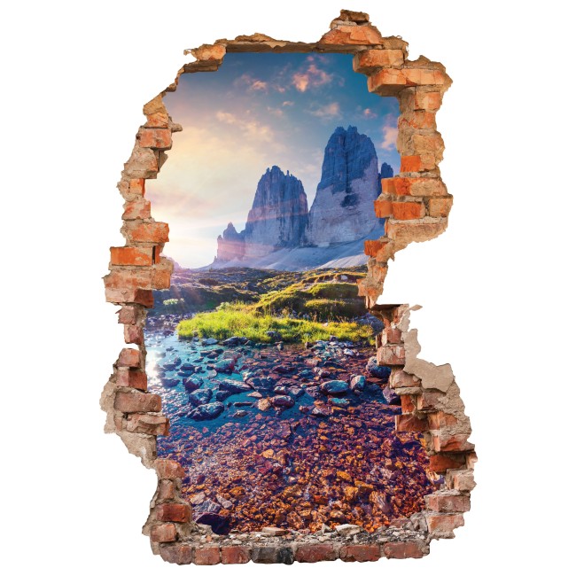Tre Cime di Lavaredo - 3D hatású matrica
