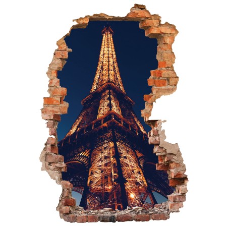 Eiffel-torony alulról - 3D hatású matrica