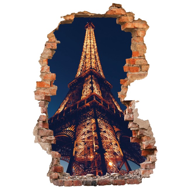 Eiffel-torony alulról - 3D hatású matrica