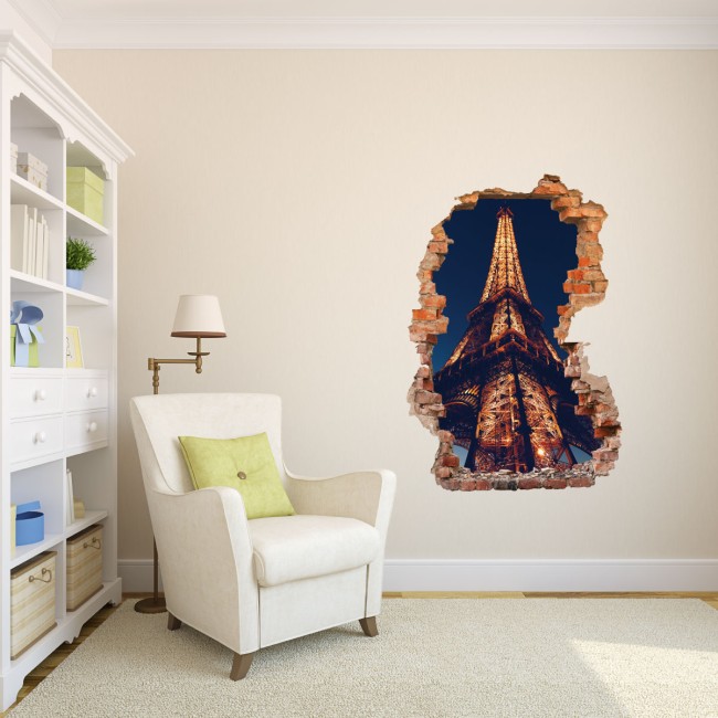 Eiffel-torony alulról - 3D hatású matrica