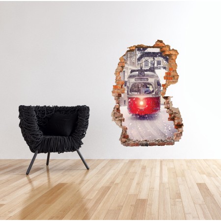 Villamos - 3D hatású matrica