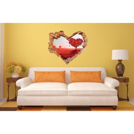 Szerelem fa - 3D hatású matrica