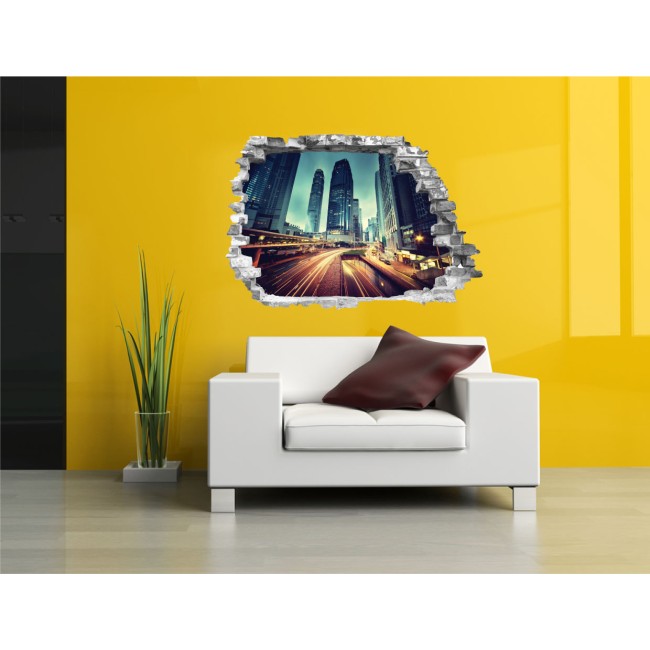 Nagyváros - 3D hatású matrica