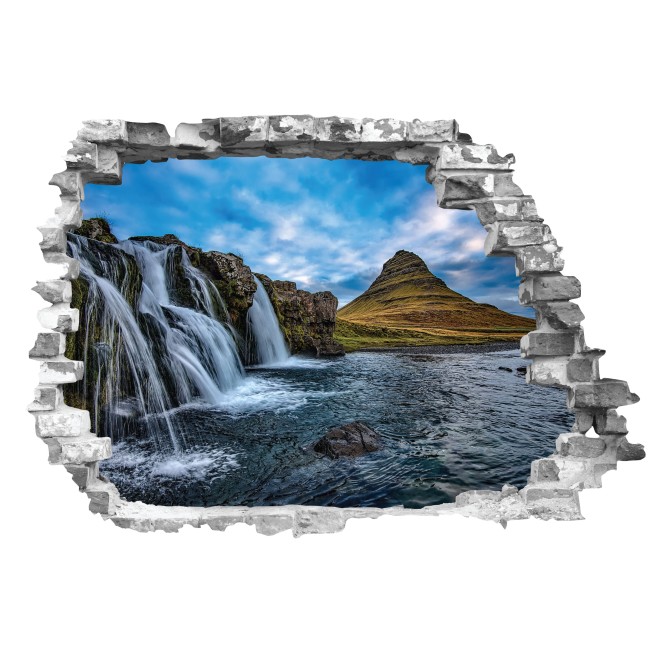 Kirkjufell - 3D hatású matrica
