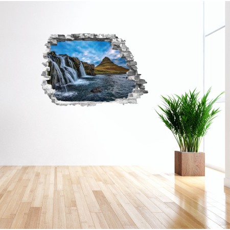 Kirkjufell - 3D hatású matrica