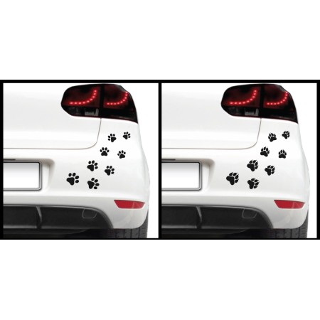 Autós matrica - Tappancsok (csomag)