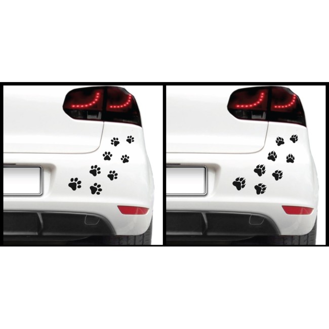 Autós matrica - Tappancsok (csomag)