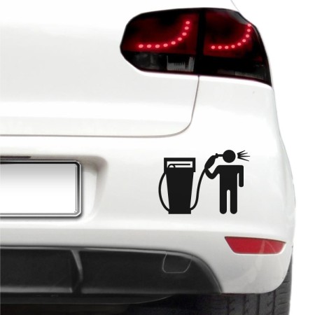 Autós matrica - Drága üzemanyag