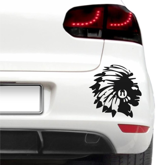 Autós matrica - Indián vezér