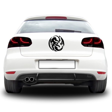 Autós matrica - Tribal sárkány 2