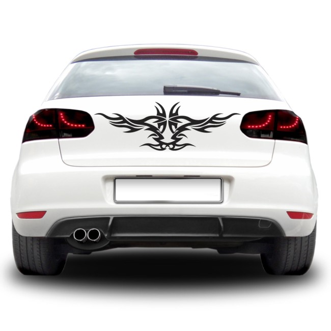 Autós matrica - Szimmetrikus tribal