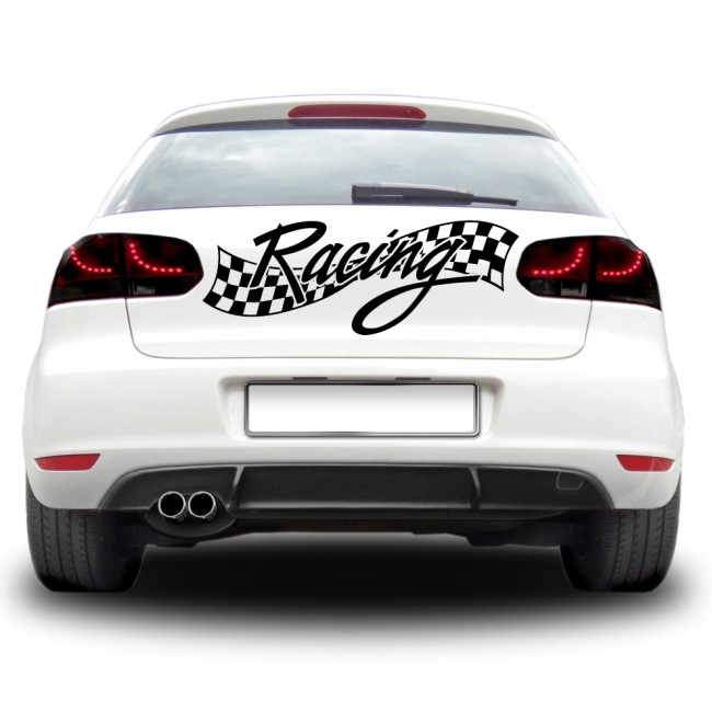Autós matrica - Racing