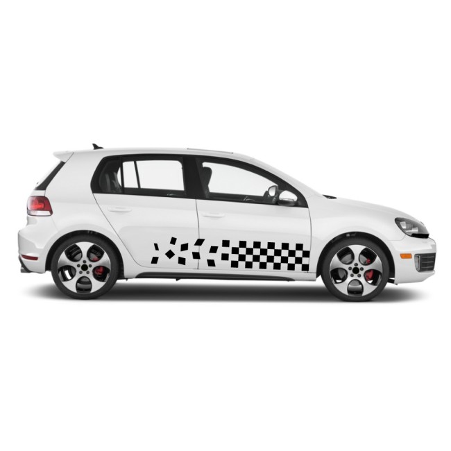 Autós matrica - Finish line