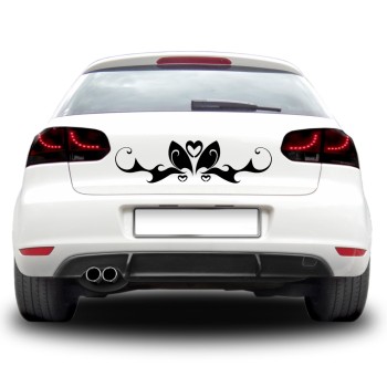 Autós matrica - Szerelem pillangó