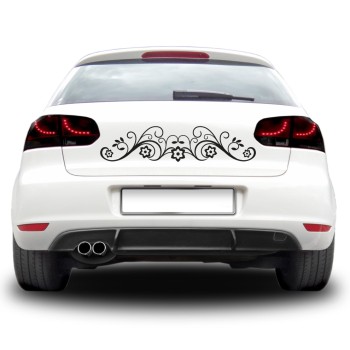 Autós matrica - Csillag virág