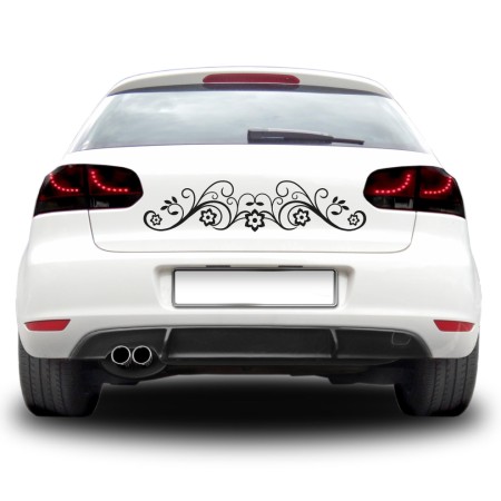 Autós matrica - Csillag virág