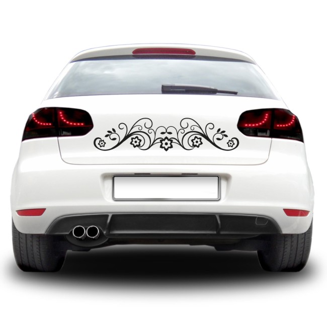 Autós matrica - Csillag virág