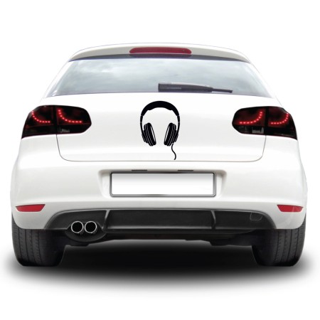 Autós matrica - Fejhallgató