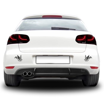 Autós matrica - Fecskepár (csomag)