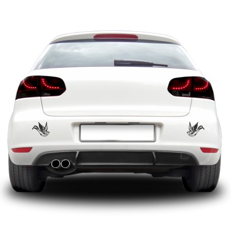 Autós matrica - Fecskepár (csomag)