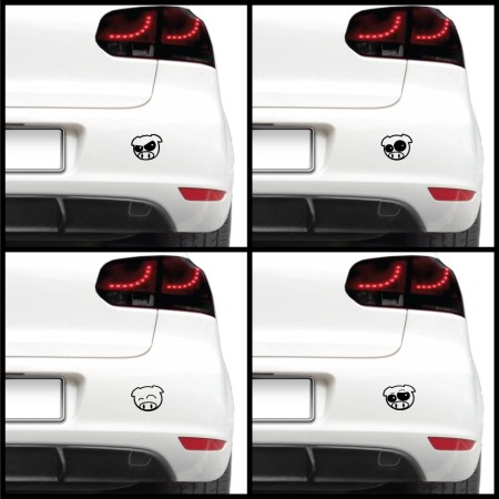 Autós matrica - Malackák (csomag)