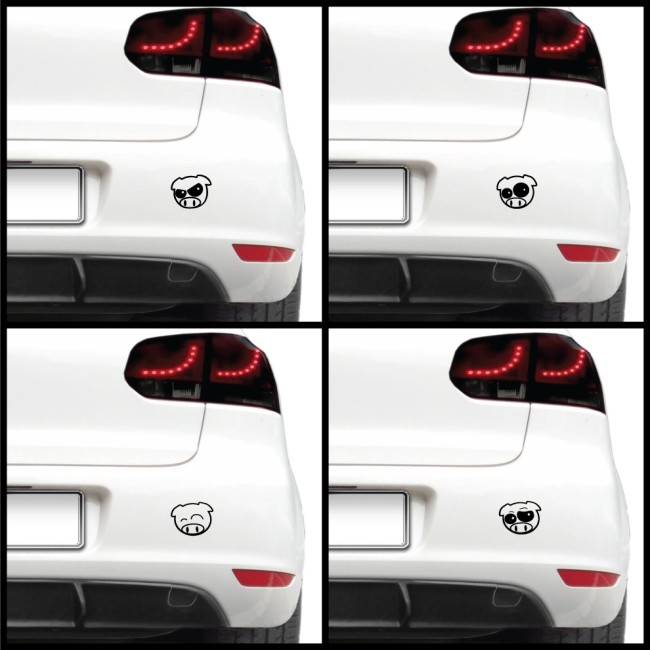 Autós matrica - Malackák (csomag)